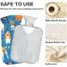 Hot Water Bottles with Dog Cover - 2L Pain Relief Bags for Pregnant Women & Bed Warmer - Buy Online on GoSupps.com