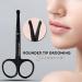 3-in-1 Eyebrow & Nose Scissors with Comb Brush - German Steel Grooming Kit for Men & Women | Beauty & Crafts - Buy Online on GoSupps.com