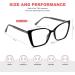 Women's Oversized Blue Light Blocking Glasses - Trendy Cat Eye Gaming Eyeglasses Anti Eyestrain & UV Glare RF6204 (Black Frame) - Shop Internationally - Buy Online on GoSupps.com
