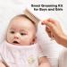Soft Goat Bristle Baby Hair Brush for Infant, Toddler, Kids - Gentle Cradle Cap Brush - Scalp Grooming Product (Blush, Oval) - Buy Online on GoSupps.com