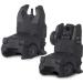 Levien Gen II MB-US Front & Rear Flip Up Sight - Black | Picatinny/Weaver Rail Mount - Buy Online on GoSupps.com