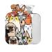 Doodle hot water bottle for dogs and cats BPA-free with reference 2 l large hot water bag for pain relief back pain hot and cold therapy