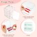 ASTER 10 Pcs Press on Nail Storage Box with Adhesive Double Sided Tape Acrylic Fake Nail Box Nail Display Packaging Box Transparent Nail Storage Boxes for Home DIY Nail Salon(Round Corner) - Buy Online on GoSupps.com