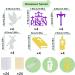 He Is Risen Cupcake Toppers Happy Easter Day Party Decorations Jesus Religious Christian Holiday Party Decor Welcome Easter Resurrection Spring Holiday Party Supplies 24 PCS - Buy Online on GoSupps.com