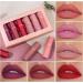 6pc Pink & Red Matte Lipstick Set - Long Lasting, Waterproof & Highly Pigmented - Buy Online on GoSupps.com