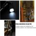 GETUOPT Convenient and Foldable Walking Cane with Adjustable Bright Lights T Handle Cushioning and Pivoting Quad Base - A Perfect Walking Stick for Senior Citizens and Their Active Lifestyles. - Buy Online on GoSupps.com