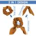 Shop Sibba 9-Piece Elastic Hair Ties with Bow & Rabbit Ears | Silk Ponytail Holders for Women & Girls International Shipping Available - Buy Online on GoSupps.com