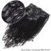 Hair Extension Clip In Hair Extension Afro Kinky Curly Clip In Human Hair Extensions Women 120g/set Clip-in Full Head crochet hair (Size : 24 inch) - Buy Online on GoSupps.com