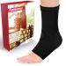 Vigo Sports 2 Set ankle bandage I 7 zones compression supports proactively in the event of joint complaints and heel spur I ergonomic design for optimal relief and increasing the stability black s