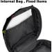 Women's Tampon Storage Bag - Red Rose Floral Stripes Zip Pockets for Menstrual Products - Stylish & Functional! - Buy Online on GoSupps.com