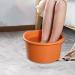 Colcolo Foot Bath & Spa Pool - Durable Foot Soak Bucket with Handles for Home Pedicure - 27.9 x 19.1 cm Orange - Buy Online on GoSupps.com