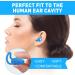 Soft Silicone Reusable Ear Plugs for Sleeping and Noise Reduction - Blue - Buy Online on GoSupps.com
