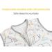 Chilsuessy Summer Baby Sleeping Bag - 100% Cotton Sleeveless Pajamas for Kids 110-125cm | Cute Animal Prints - Buy Online on GoSupps.com