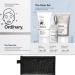 Ordinary Skincare Set for Blemish-Prone Skin - Includes Glucoside Foaming Face Cleanser Salicylic Acid 2% Solution Natural Moisturising Factors + Beta Glucan and Wishesla Black Mesh Cosmetic Bag
