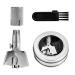 Manual Ear and Nose Hair Trimmer for Men Women Capping Upgrade Battery-Free Waterproof with Brush