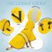 Dolitego Large Yellow Reflective Dog Raincoat with Hoodie - Waterproof Adjustable Dog Poncho for Dog Walking - Buy Online on GoSupps.com