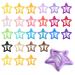 Star Snap Hair Clips 50 Pcs Cute Metal Hair Clip Barrettes Small Colourful Star Snap Hairclips Non Slip Barrette Accessories for Women Girls