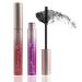 Nicole Miller Mascara Duo- 2 Pack Volumizing and Lengthening Black Mascara Set for Women and Girls