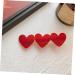FRCOLOR Love Heart Clamps hairpin heart hairpins cupid valentine heart hair clips heart hair pin women side clamp bangs hair clip hair South Korea Miss alloy Womens Hair Accessories - Buy Online on GoSupps.com