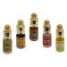 Indra Sugandh Bhandar Natural Attar Perfume Set 5 Fragrances 3ml Each Sandalwood Kasturi Oudh Rose Mogra