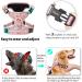 Buy Heele Floral Pink Dog Crockery & Anti-Train Harness for Large Dogs - Soft Breathable Reflective Design - XL Size (53-97cm) with Padded Handle & 3 Buckles - International Shipping Available - Buy Online on GoSupps.com