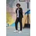 COOFANDY Men's 2 Piece Sweatsuit Set | Full Zip Hoodie & Sweatpants | Black, 3XL - Buy Online on GoSupps.com
