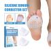 Soft Silicone Frogued Toe Separator Set for Pain Relief & Correcting Hallux Valgus - 2 Pack - Buy Online on GoSupps.com