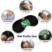 Sandzak Flag Crown Sleep Mask Eye Cover for Sleeping Blindfold with Adjustable Strap Blocks Light Night Travel Nap for Men Women - Buy Online on GoSupps.com
