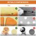 Ieuumler Inflatable Hinge Dog Collar - Adjustable Leak Protection for Dogs & Cats Post-Operation | XL Orange - Buy Online on GoSupps.com