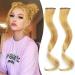 Bangs Hair Clip Bangs Hair Clip 2-piece Side Bangs Clip Style Fringe Bangs with Mirror Legs Synthetic Long Dragon Beard Bangs Hair Bangs Clip in Hair (Color : #613)