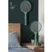 Mosquito Repellent Outdoor Electric Mosquito swatter Electric Shock Mosquito Killer Dual-use USB Rechargeable Home and Outdoor can be Used Green Base+wall Mount+plug - Buy Online on GoSupps.com