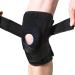 KEPHTELAN Knee Braces for Knee Pain for Women Men  Knee Brace with Side Stabilizers for Meniscus Tear  Adjustable Compression Knee Brace Support for ACL  MCL  Arthritis  Joint Pain Relief (Small  Black) Small Black