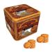 LA MERE POULARD La M re Poulard | Pure Salted Butter and Caramel Biscuits | Can French Butter Biscuits | Pure Butter Shortbread - 500 g | Milk Gift Biscuits