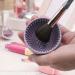 Brush Cleaner Pads Makeup Brush Cleaner Bowl Silicone Make Up Cleaner Portable Washing Cosmetic Bowls Easy To Clean Makeup Brush Bowls Brush Washing Bowl For Girls Fast Make Up Cleaning Lavender - Buy Online on GoSupps.com