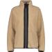 CMP Women's teddy jacket made of recycled polyester JACKET 34 Sesame