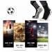 MEIANJU Men's Soccer Grip Socks 6 Pair Gift Box - Anti Slip Non Slip Grip Pads for Football Basketball Sports - Multicolor - Size 6-10 - Buy Online on GoSupps.com