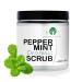 Best organic peeling 200g - refreshing peppermint- 100% Epsom Bittersal salt with jojoba oil avocado oil safflor oils and organic peppermint essential oil