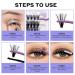 DIY Eyelash Extensions Set - Cluster & Individual Lashes with Glue | 12-16mm C Curl Kit - Buy Online on GoSupps.com