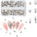 FEIlei Clear Glass Crystal Nail Rhinestones 3D Nail Gems Nail Diamond Mixed Nail Stones - Buy Online on GoSupps.com