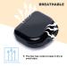Denture & Mouth Guard Retainer Case Set - 4 Pcs with Vent Holes | Durable & Easy-to-Use | Black, White, Yellow, Blue | Snap Lock Closure - Buy Online on GoSupps.com