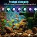 FOEERS RGB Submersible Pond Lights - 12 Super Bright IP68 Waterproof LED Fountain Lights with Remote Control, 7 Color Changing Landscape Spotlight for Fish Pond, Tank, Pool, Water Garden (4-in-1) - Buy Online on GoSupps.com
