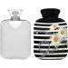 NAANLE 2L Musical Daisy Hot Water Bottle Large Transparent Bottle for Menstrual Cramps Pain Relief & Heat Therapy - Buy Online on GoSupps.com