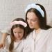 MUNTICO Spa Headband for Women - Sponge Makeup, Skincare, Shower - Blue + Pink - Buy Online on GoSupps.com