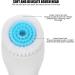 USB Charging Electric Facial Cleansing Brush - Waterproof Silicone Face Pore Cleaner (Blue) - Buy Online on GoSupps.com