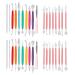36 Pieces Plastic Clay Tools, Assorted Colors Crafts Modeling Tools, Sculpting Tool Decorative Embossed Modeling