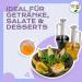 Bubble Tea Express - Fruity Popping Boba Pearls Blueberry 490g | Vegan Gluten-Free & Lactose-Free | Delicious Fruit Juice Beads for Bubble Tea - Buy Online on GoSupps.com