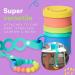 MorePeas On-The-Go Tether | Pacifier Clip & Sippy Cup Strap | Silicone Stroller & Car Seat Clip | Baby Toys & Teethers Holder | Dishwasher Safe | Sherbert - Buy Online on GoSupps.com