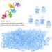 200pcs Acrylic Pacifier Baby Nipples - Baptism & Birthday Gift Decorations (Blue) - High Gloss Transparent - Buy Online on GoSupps.com