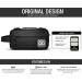 Helmet Head Compact Smell Proof Case with Lock & Grinder Card | Water Repellent Bag for Herbs - Black - Buy Online on GoSupps.com