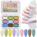 Solid Gel 9 Color Gel Manicure Palette | 3D French Manicure for Home Manicure Women Girls Weddings - Buy Online on GoSupps.com
